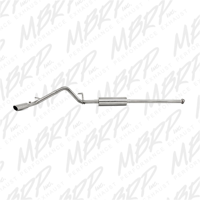 MBRP 05-13 Toyota Tacoma 4.0L EC/CC Cat Back Single Exit Aluminized Exhaust - MBRP PS5326AL