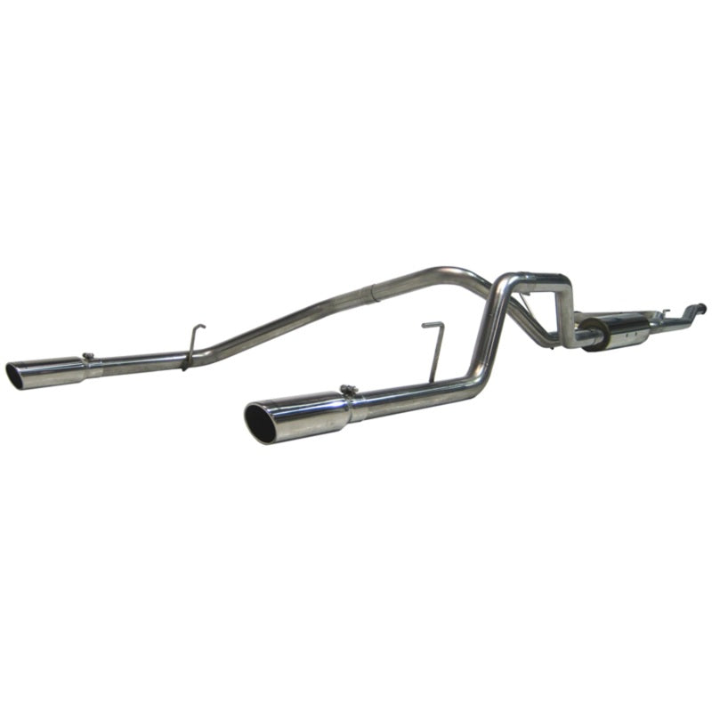 MBRP 2004-2009 Nissan Titan 5.6L EC/CC Cat Back Dual Split Rear - MBRP PS5402409