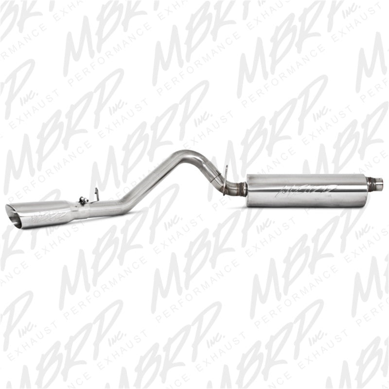 MBRP 1997-1999 Jeep Wrangler (TJ) Inline-4 2.5L Inline-6 4.0L Cat Back Single - MBRP PS5512409