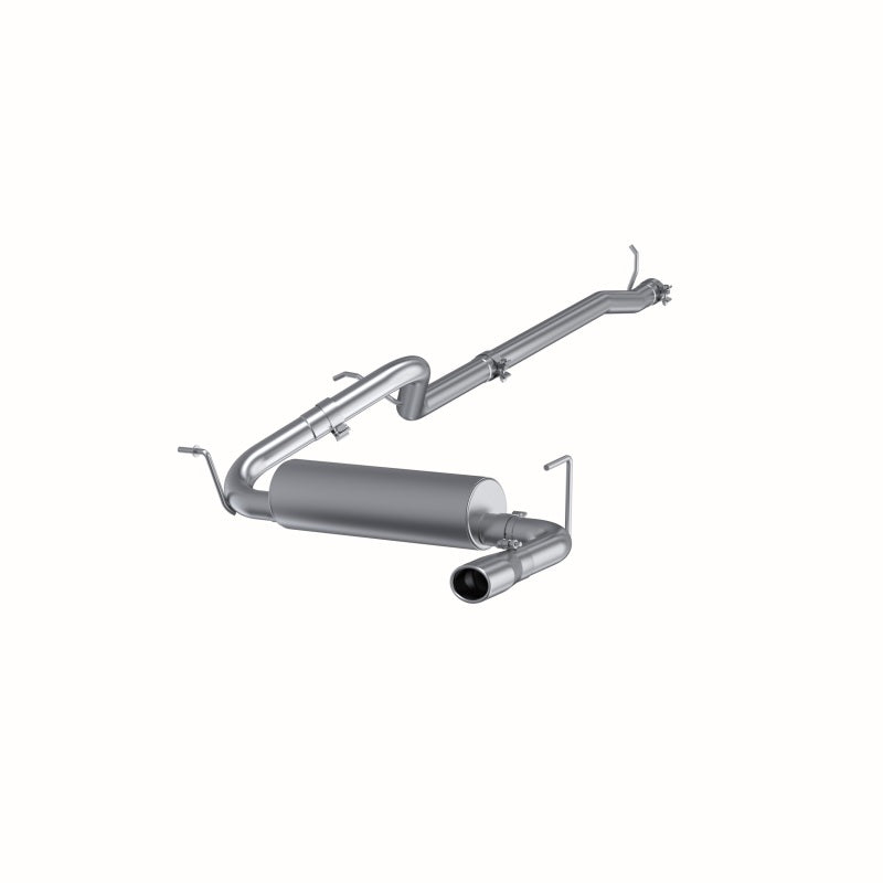 MBRP 12 Jeep Wrangler/Rubicon 3.6L Cat Back Single Rear Exit Alum Exhuast - MBRP PS5526AL