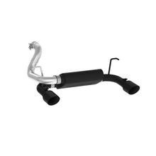 Load image into Gallery viewer, MBRP 2018+ Jeep Wrangler (JL) 3.6L V6 Dual Rear Exit Axle Back BLK Exhaust System - MBRP PS5529BLK