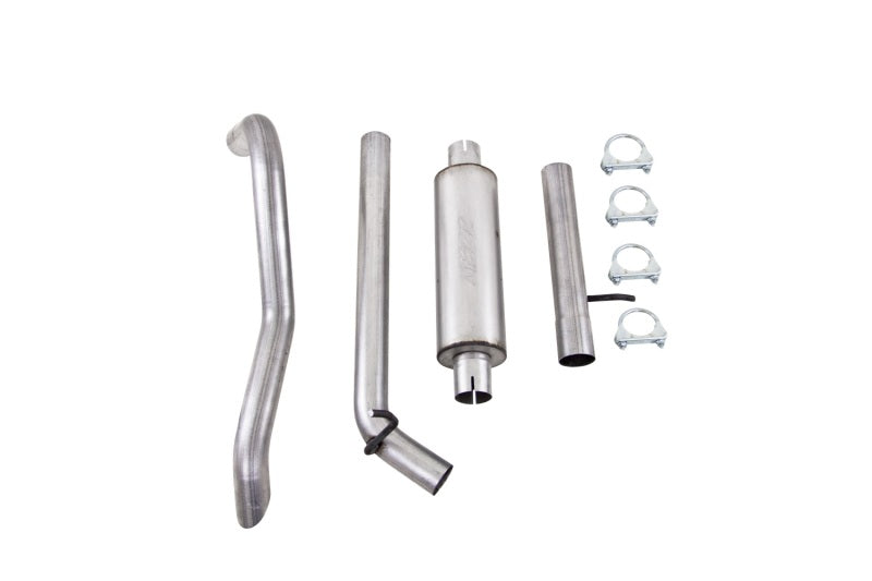 MBRP 12 Jeep Wrangler/Rubicon 3.6L V6 Cat Back Single Rear Exit Off-Road Alum Exhaust - MBRP PS5530AL