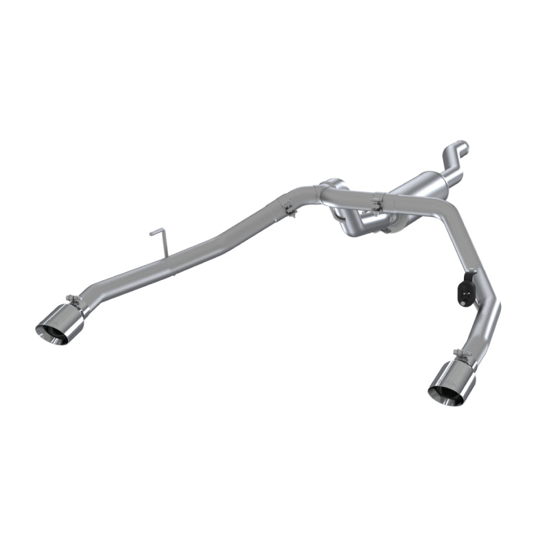 MBRP 2020 Jeep Gladiator 3.6L 2.5in Dual Rear Exit Cat Back Exhaust Aluminized - MBRP PS5538AL