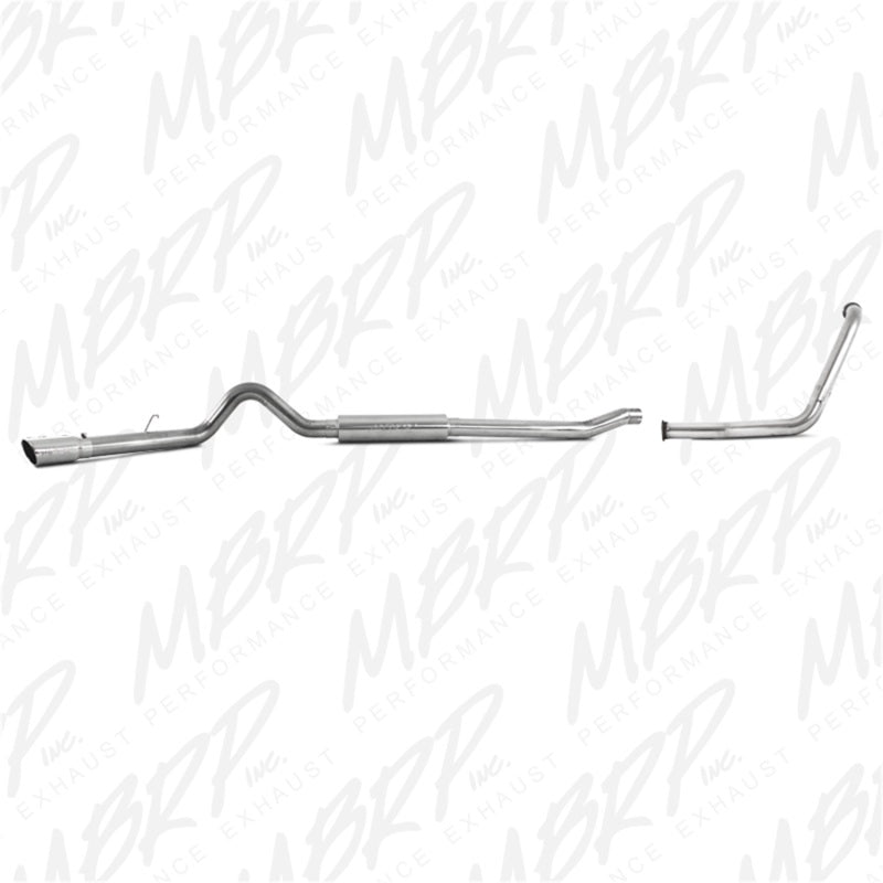 MBRP 2003-2007 Ford F-250/350 6.0L EC/CC Turbo Back Single Side (Stock Cat) - MBRP PS6206409