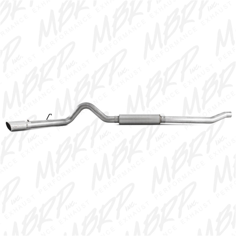 MBRP 2003-2007 Ford F-250/350 6.0L EC/CC Cat Back Single Side (Stock Cat) - MBRP PS6208AL
