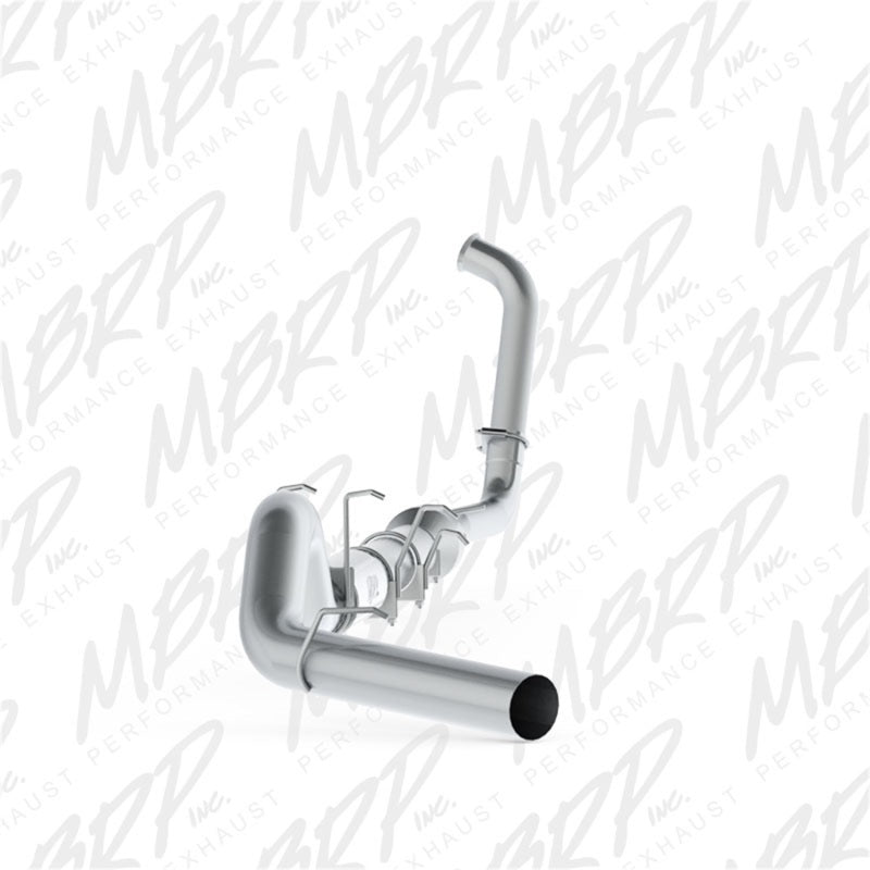 MBRP F-250/350 6.0L EC/CC 5in Turbo Back (Stock Cat) Single Side Exit AL - MBRP PS62340P