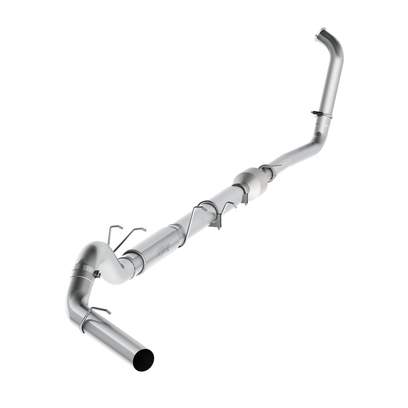 MBRP F-250/350 6.0L EC/CC 5in Turbo Back (Stock Cat) Single Side Exit AL - MBRP PS62340P
