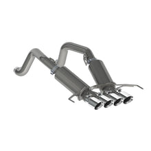 Load image into Gallery viewer, MBRP 14-19 Chevy Corvette V8 6.2L 3in T304 Dual Cat Back w/ 4in Quad Dual Wall Tips - MBRP PS7030304
