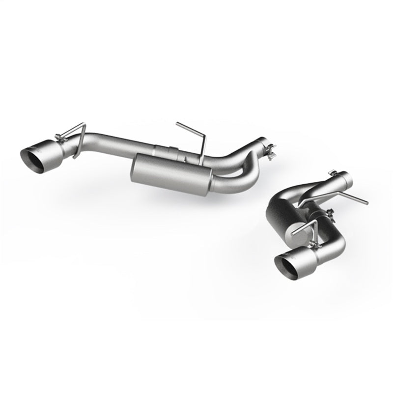 MBRP 16-19 Chevrolet Camaro 2.5in Aluminum Non NPP Axle Back Exhaust System - 4in Dual Wall Tips - MBRP PS7038AL