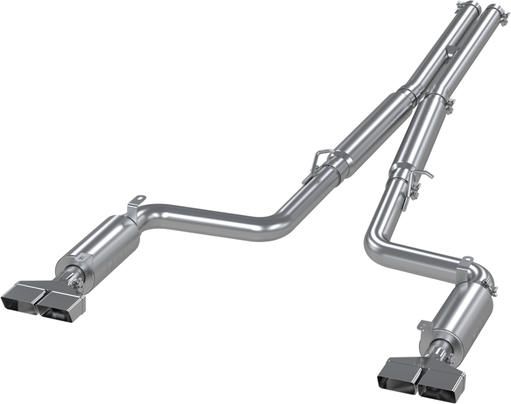 MBRP 2009-2014 Dodge Challenger RT 5.7L Hemi Cat Back Cool Duals - MBRP pS7104409