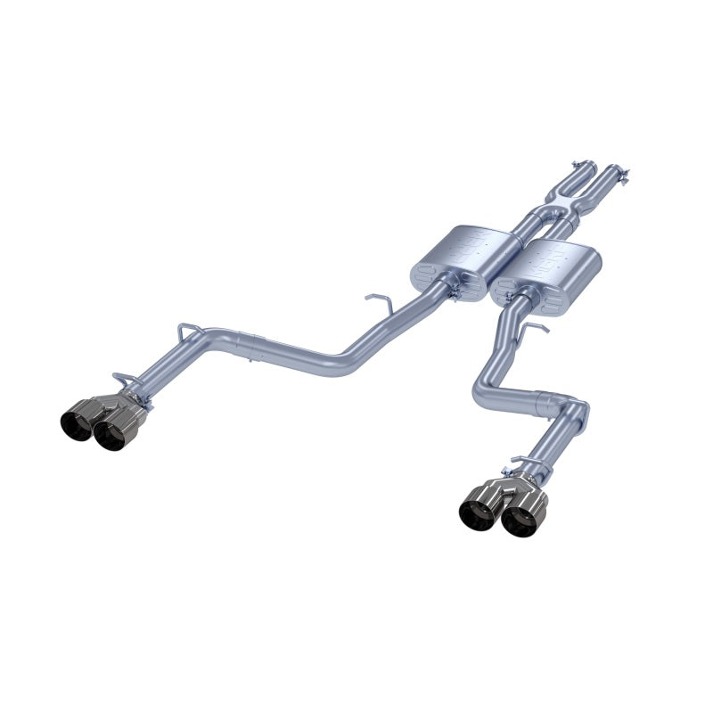 MBRP 15-21 Dodge Challenger 3.6L Aluminized Catback Exhaust - MBRP PS7111AL
