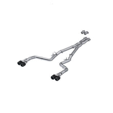 Load image into Gallery viewer, MBRP 15-Up Challenger 5.7 / 17-Up 6.2L/6.4L 3in Race Series Cat-Back w/ Quad Tips T304 Exhaust - MBRP PS71143CF