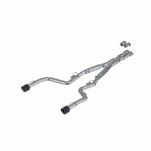 Load image into Gallery viewer, MBRP 17-21 Charger 5.7/6.1/6.4L 3in Dual Rear Exit SS Catback Exhaust w/ Carbon Fiber Tips - MBRP PS71173CF