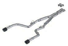 Load image into Gallery viewer, MBRP 17-21 Charger 5.7/6.1/6.4L 3in Dual Rear Exit SS Catback Exhaust w/ Carbon Fiber Tips - MBRP PS71173CF