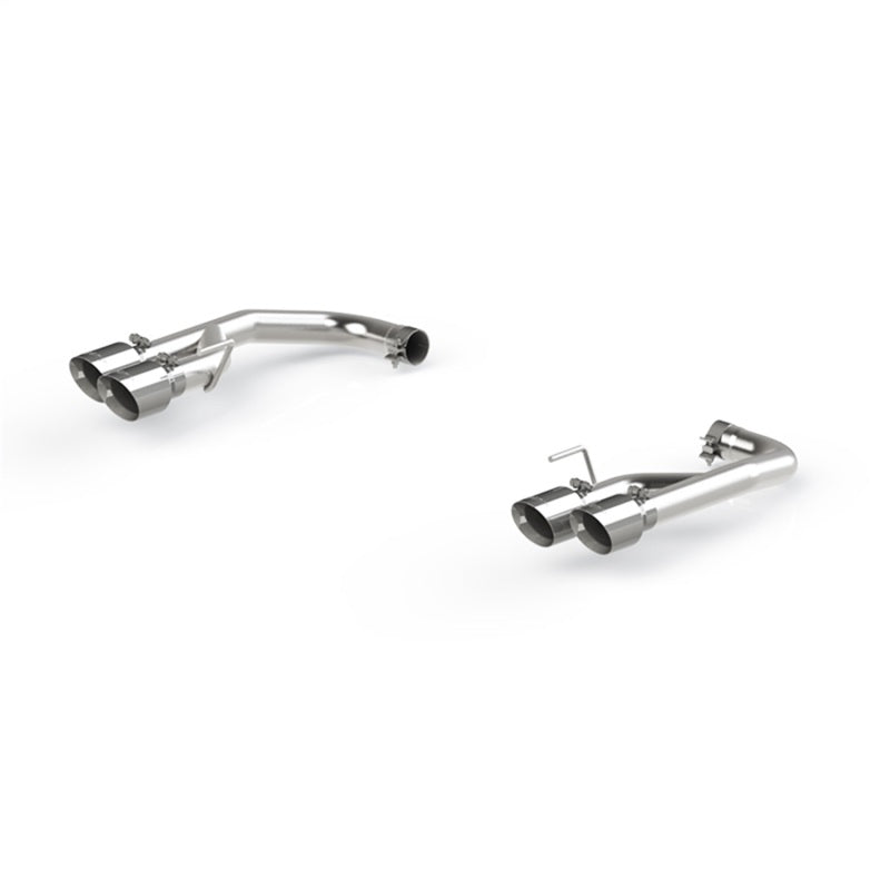 MBRP 18-20 Ford Mustang GT 2.5in T304 Non Active Dual Axle Back Exhaust System - 4in Dual Wall Tips - MBRP PS7211304