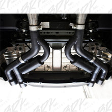 Load image into Gallery viewer, MBRP 18-20 Ford Mustang GT 2.5in Black Coated Non Active Dual Axle Back Exhaust - 4in Dual Wall Tips - MBRP PS7211BLK