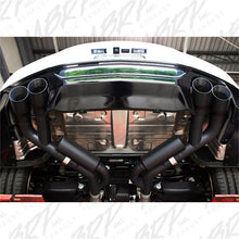 Load image into Gallery viewer, MBRP 18-20 Ford Mustang GT 2.5in Black Coated Non Active Dual Axle Back Exhaust - 4in Dual Wall Tips - MBRP PS7211BLK