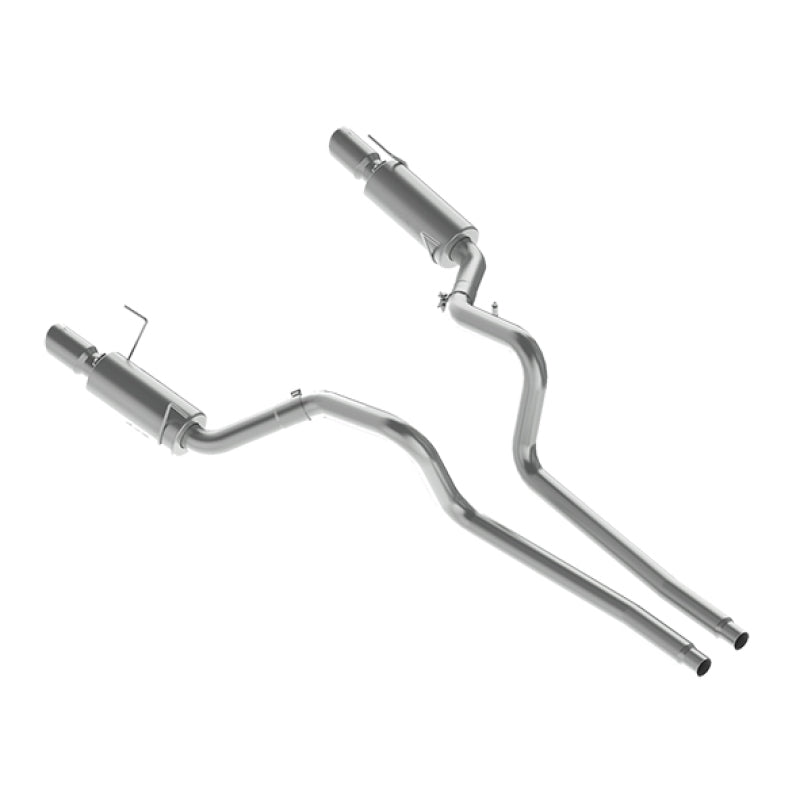 MBRP 05-09 Ford Shelby GT500 / GT Dual Split Rear Street Version 4in Tips T409 Exhaust System - MBRP PS7269409