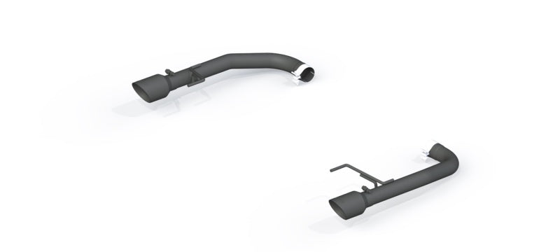 MBRP 2015-2017 Ford Mustang GT 5.0 2-1/2in Axle Back Kit - Black Coated 4in OD Tips Included - MBRP PS7276BLK
