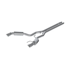Load image into Gallery viewer, MBRP 15 Ford Mustang GT 5.0 3in Cat Back Dual Split Rear Street Version 4.5in Tips - T409 - MBRP PS7277409