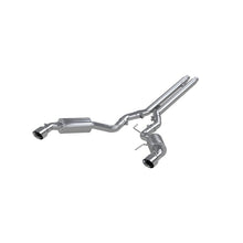 Load image into Gallery viewer, MBRP 15 Ford Mustang GT 5.0 3in Cat Back Dual Split Rear Street Version 4.5in Tips - T409 - MBRP PS7277409
