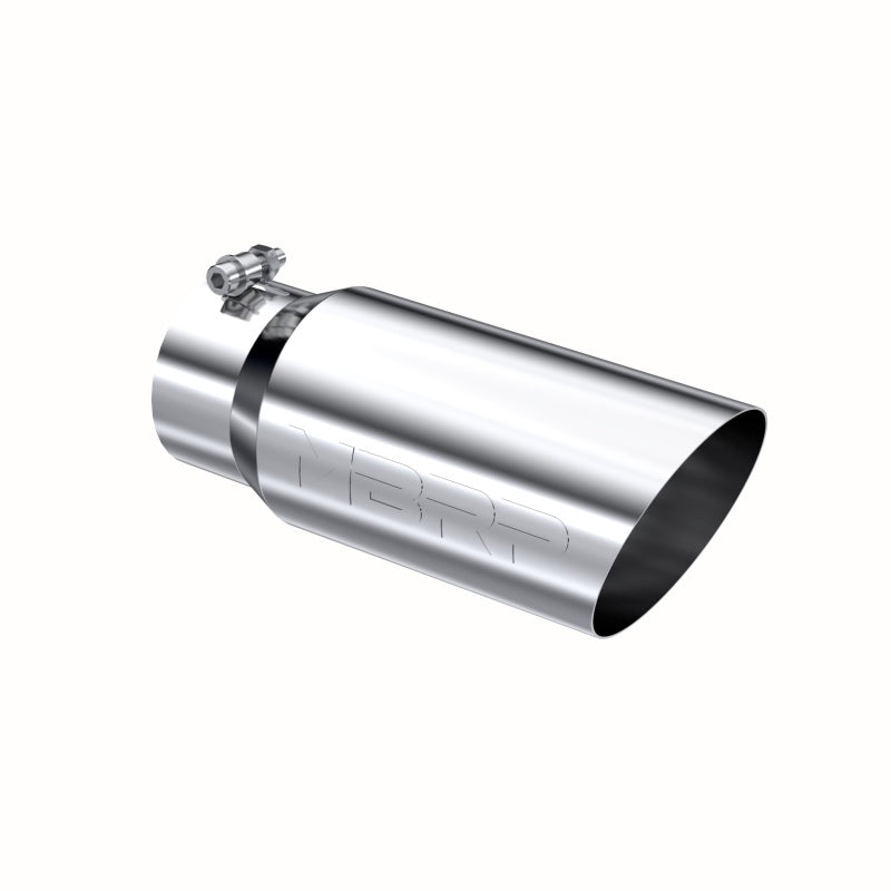 MBRP Universal Tip 5 O.D. Angled Single Walled 4 inlet 12 length - MBRP PT5052