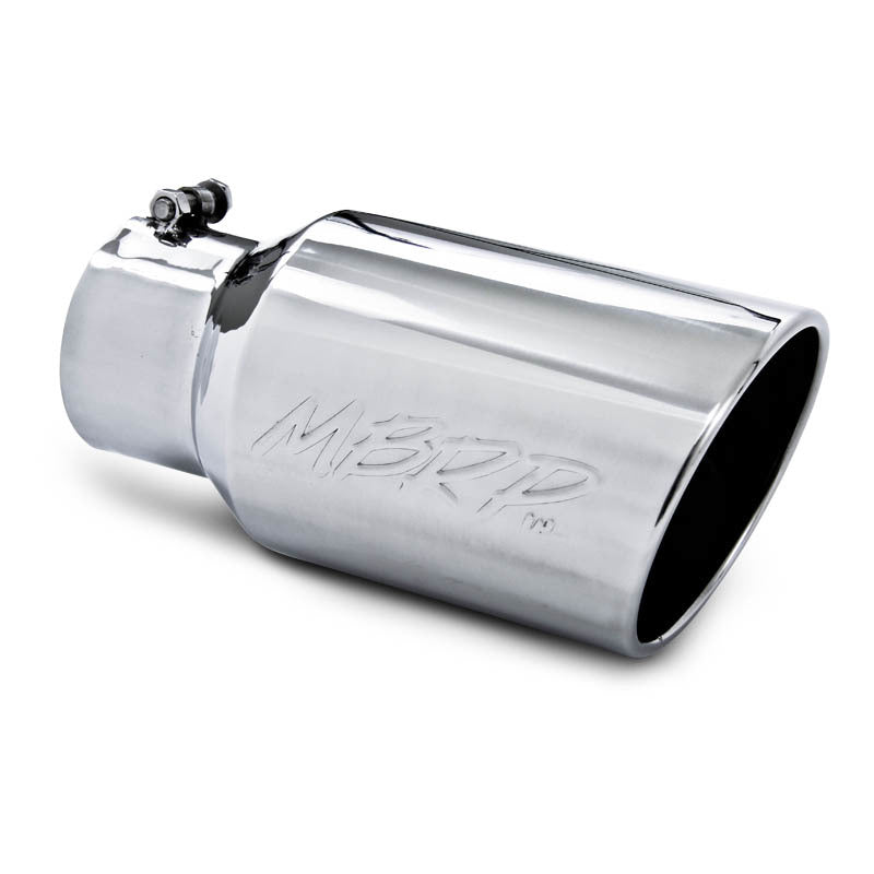 MBRP Universal Tip 6 O.D. Angled Rolled End 4 inlet 12 length - MBRP PT5073