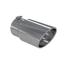Load image into Gallery viewer, MBRP Universal Tip 6 O.D. Angled Rolled End 5 inlet 12 length - MBRP PT5075