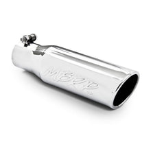 Load image into Gallery viewer, MBRP Universal Tip 3in O.D. Angled Rolled End 2 inlet 10 length - MBRP PT5113
