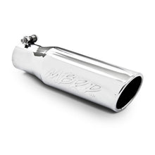 Load image into Gallery viewer, MBRP Universal Tip 3in O.D. Angled Rolled End 2 inlet 10 length - MBRP PT5113
