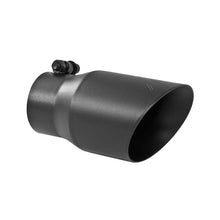 Load image into Gallery viewer, MBRP Tip 3in Round x 4in Inlet OD Dual Walled Angled Black Tip - Fits all 3in Exhausts - MBRP PT5122BLK