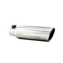 Load image into Gallery viewer, MBRP Universal Tip 3.5in OD 2.25in Inlet 12in L Angled Cut Rolled End Clampless No-Weld T304 - MBRP PT5147