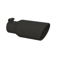 Load image into Gallery viewer, MBRP Universal Angled Rolled End Tip 4in OD / 2-3/4in Inlet / 10in Length - Black - MBRP PT5157BLK