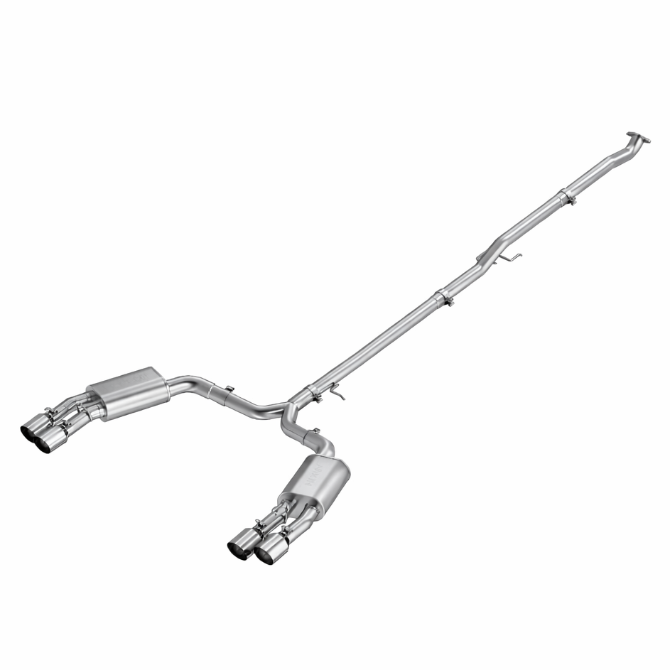 MBRP aluminized steel cat-back exhaust full view