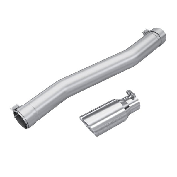 MBRP S5013409 muffler bypass with 4 inch polished exhaust tip