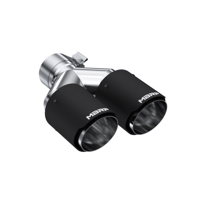 MBRP Universal Carbon Fiber Dual Tip 3.5in OD/2.5in Inlet - Black Ops Auto Works