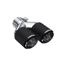 Load image into Gallery viewer, MBRP Universal Carbon Fiber Dual Tip 3.5in OD/2.5in Inlet - Black Ops Auto Works