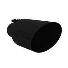 Load image into Gallery viewer, MBRP Universal Dual Wall Angle Rolled End Tip 4-1/2in OD / 2-1/2in Inlet / 11in Length - Black - Black Ops Auto Works