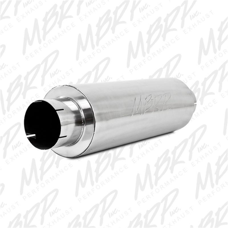 MBRP Universal Quiet Tone Muffler 5in Inlet /Outlet 8in Dia Body 31in Overall - Black Ops Auto Works