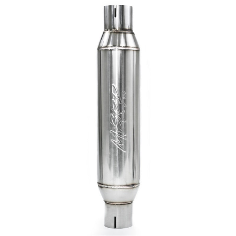 MBRP Universal Resonator 2.5in inlet/outlet 16in body 20in overall T304 - Black Ops Auto Works
