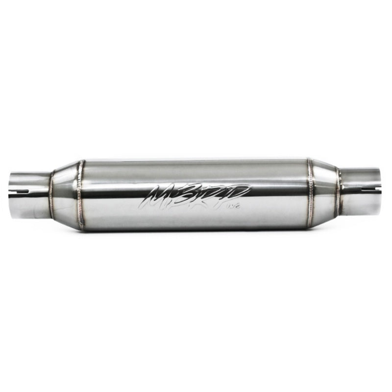 MBRP Universal Resonator 2.5in inlet/outlet 16in body 20in overall T304 - Black Ops Auto Works