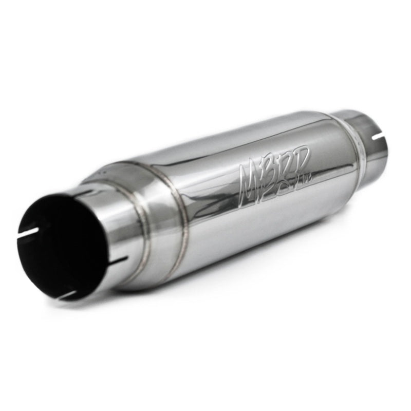 MBRP Universal Resonator 3in Inlet /Outlet 16in Body 20in Overall T304 - Black Ops Auto Works