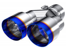 Load image into Gallery viewer, MBRP Universal T304 SS Dual Burnt End Tip 3.5in OD/2.5in Inlet - Black Ops Auto Works