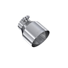 Load image into Gallery viewer, MBRP Universal T304 Stainless Steel Tip, 3in ID / 5in OD Out / 6.5in Length / Angle Cut  Single Wall - Black Ops Auto Works