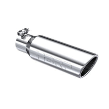 Load image into Gallery viewer, MBRP Universal Tip 3in O.D. Angled Rolled End 2 inlet 10 length - Black Ops Auto Works