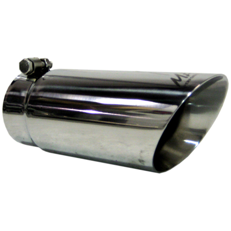 MBRP Universal Tip 3in O.D. Dual Wall Angled 4 inlet 10 length - Black Ops Auto Works