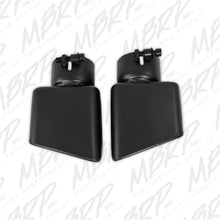 Load image into Gallery viewer, MBRP Universal Tip 4.75inx 3in Rectangle Angled Cut 3in O.D. inlet Pass. Side 7.375in length Black - Black Ops Auto Works