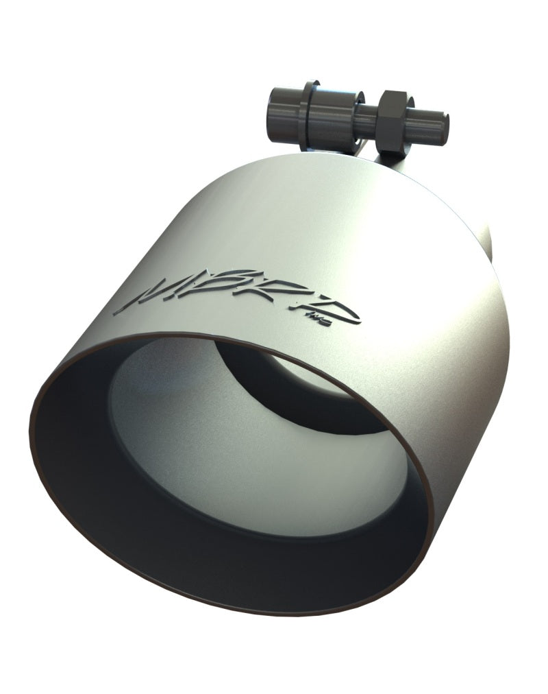 MBRP Universal Tip 4in O.D. Dual Wall Angled 2.5in inlet 8in length T304 - Black Ops Auto Works