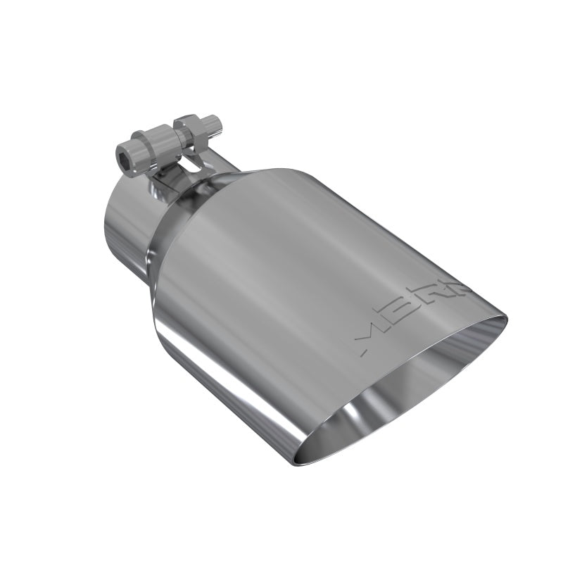 MBRP Universal Tip 4in O.D. Dual Wall Angled 2.5in inlet 8in length T304 - Black Ops Auto Works
