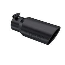 Load image into Gallery viewer, MBRP Universal Tip 4in OD 3in Inlet 10in Length Angled Rolled End Black - Black Ops Auto Works